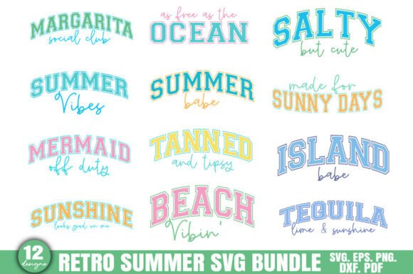 Download Summer SVG Bundle, Beach Vacation Quotes - Summer Collection