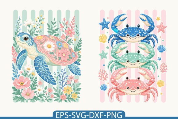 Download Sea Turtle &amp; Crab SVG Bundle, Summer SVG - Summer Collection