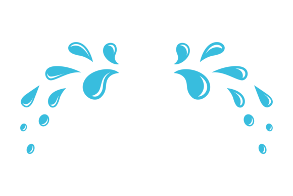 Download Water Drops. Aqua Splash. Falling Cartoo - Splash Collection