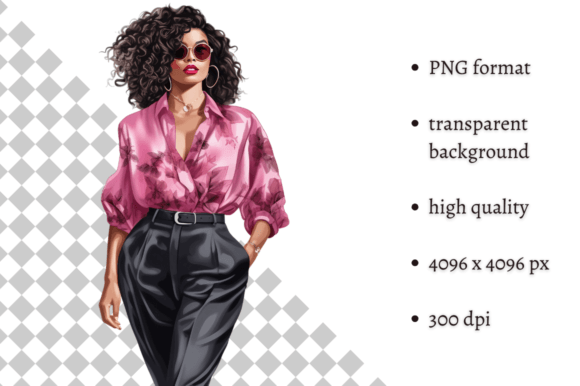 Download Fashion Lady Boss in Pink PNG Clipart - Pink png clipart Collection