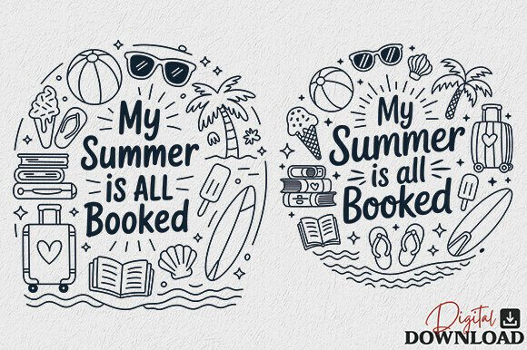 Download Beach Book Summer SVG - Summer Collection