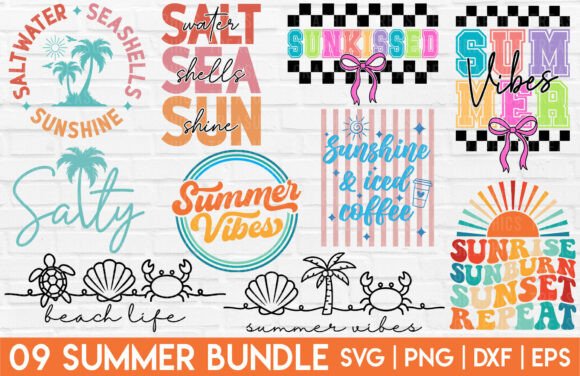 Download Summer SVG Bundle Ocean Beach Vacation - Summer Collection