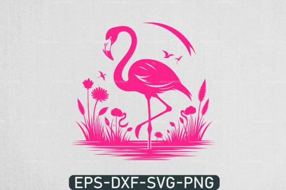 Download Pink Flamingo Svg, Cute Summer Svg - Summer Collection