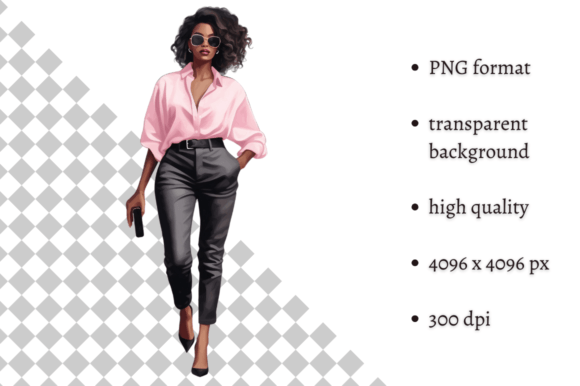 Download Fashion Lady Boss in Pink PNG Clipart - Pink png clipart Collection
